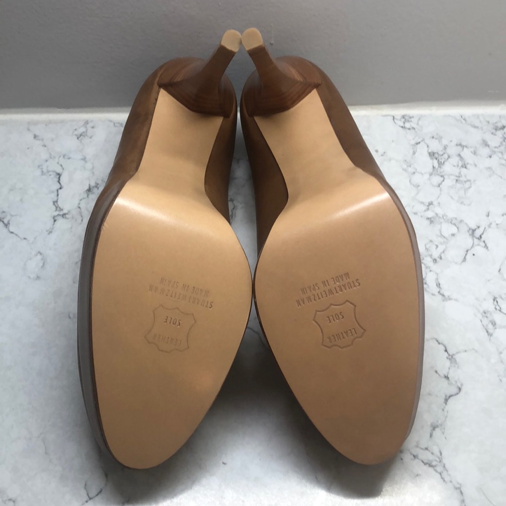 Stuart Weitzman “Rowswoon” Pumps- Toffee NIB - Picture 3 of 6